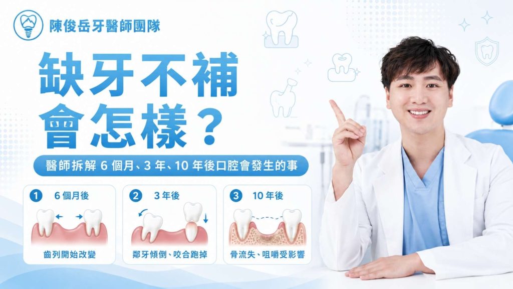 缺牙不補會怎樣